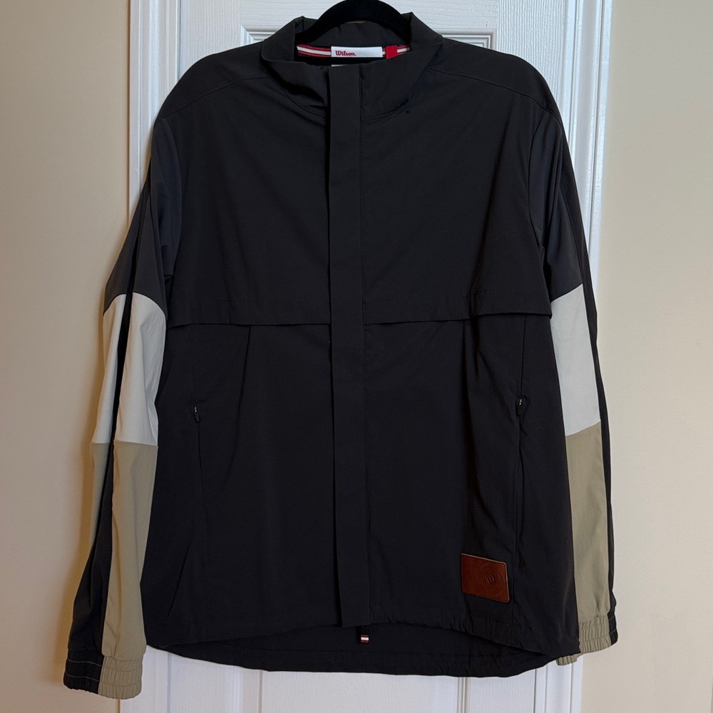 Wilson Black and Cream Windbreaker